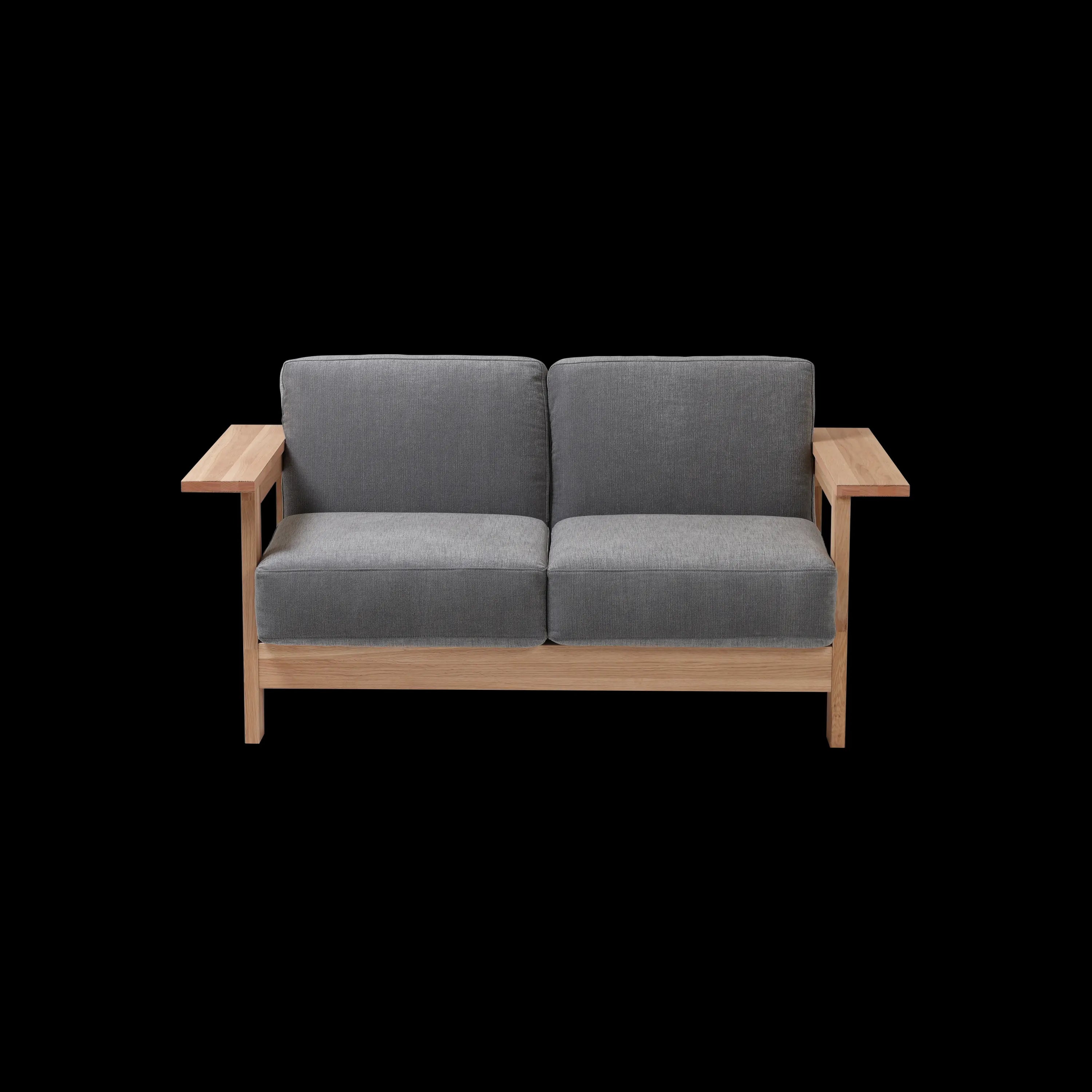 Wooden Sofa Living Set (KOBO SOFA 2P MP + TONBO TABLE MP)