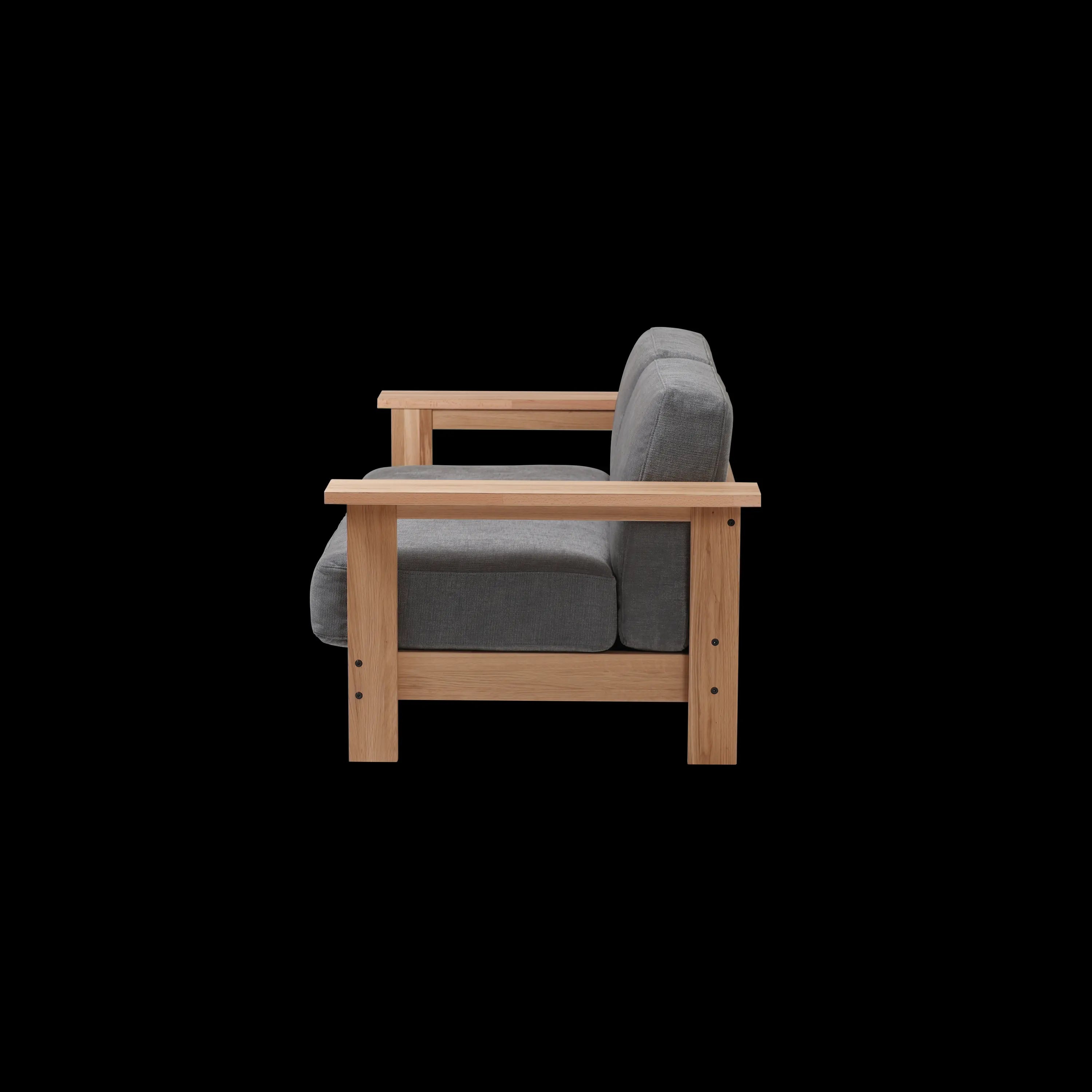 Wooden Sofa Living Set (KOBO SOFA 2P MP + TONBO TABLE MP)