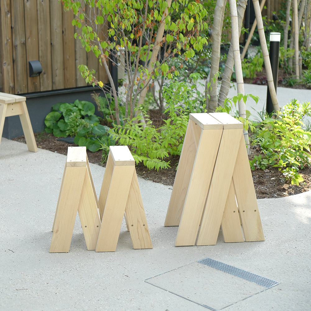 Carry-Anywhere AA Stool Set (AA STOOL + AA LOW STOOL)