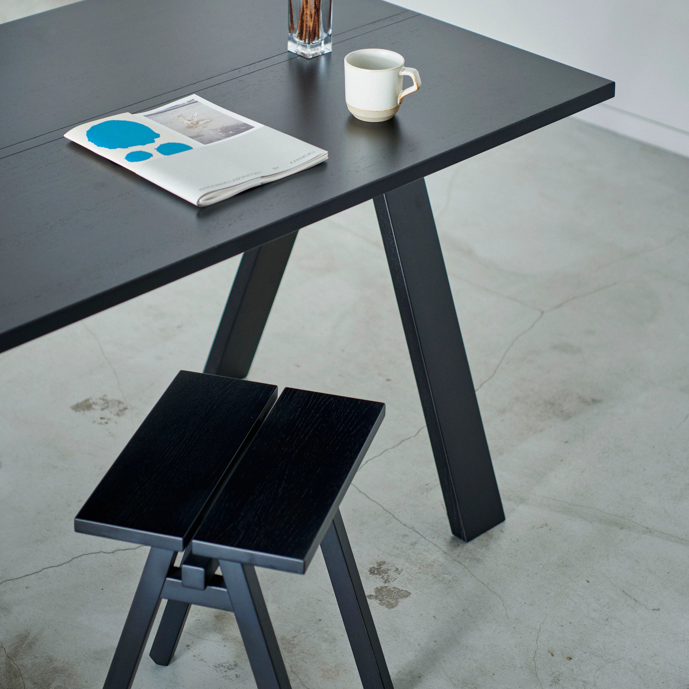 ワーク＆ダイニング メイキングセット（KOBO TABLE MP + ISHINOMAKI STOOL MP）
